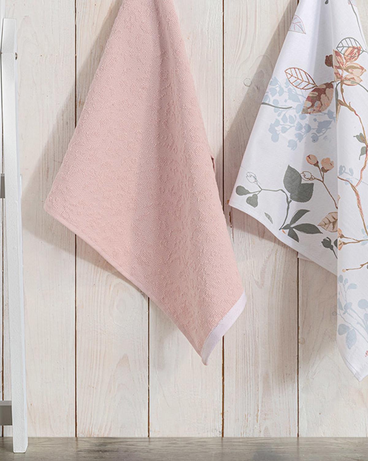 Soft Кърпа За Сушене 2 бр. Памук 40x60 см Розов