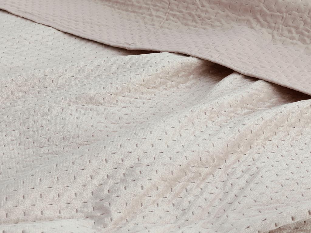 Soft ПОКРИВКА ЗА ЛЕГЛО К Двоен човек Кадифе 240x260 cm Дамсън