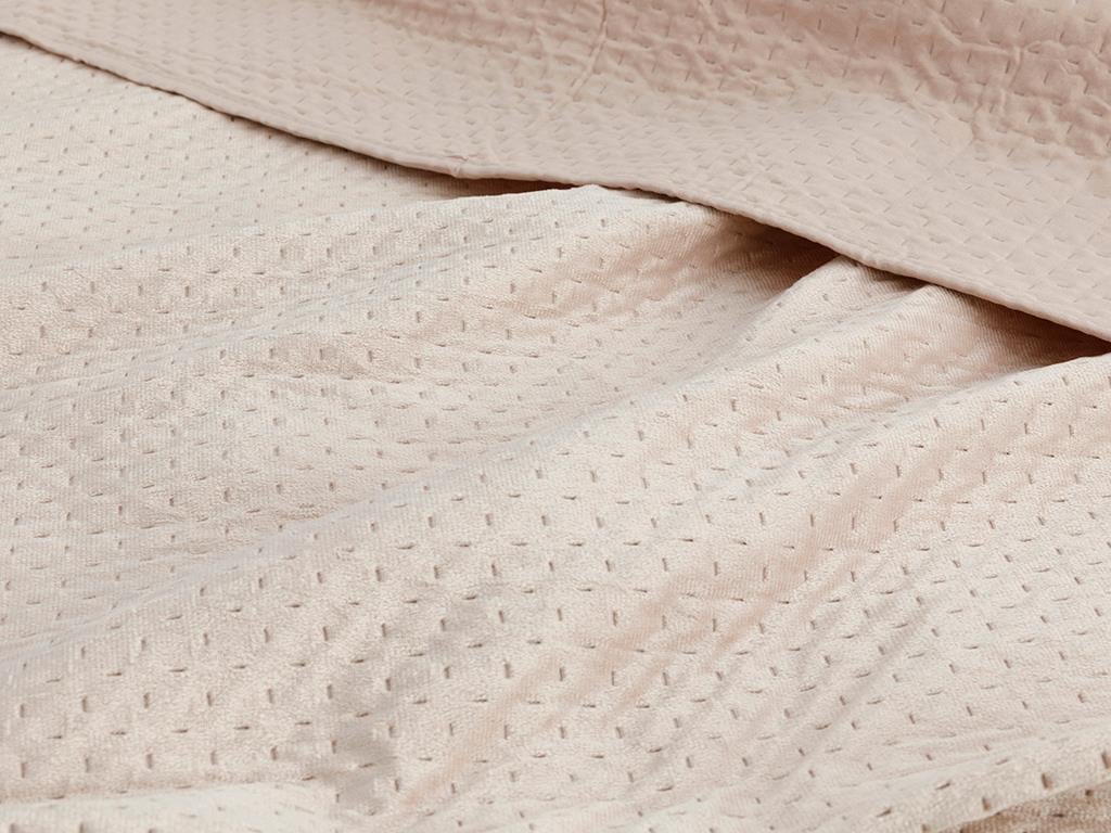 Soft ПОКРИВКА ЗА ЛЕГЛО К Двоен човек Кадифе 240x260 cm черен