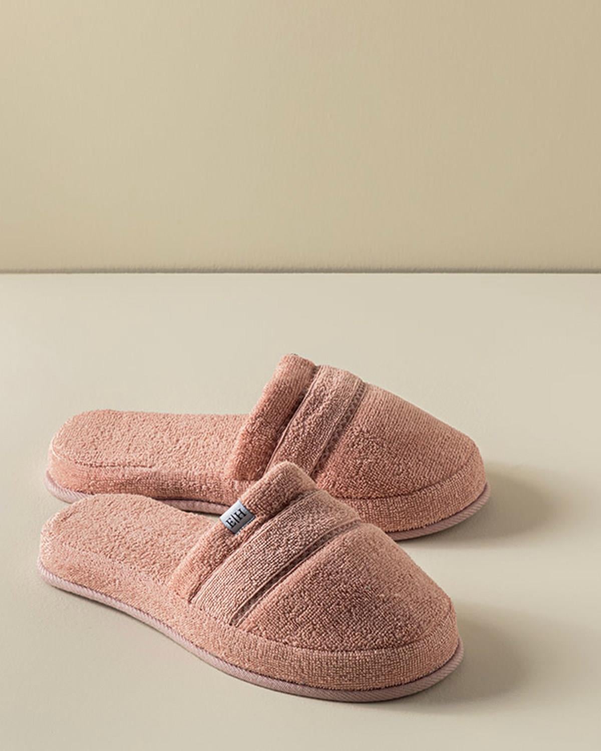 Soft Чехли За Баня Памучен, Светло Розово,, 36-40