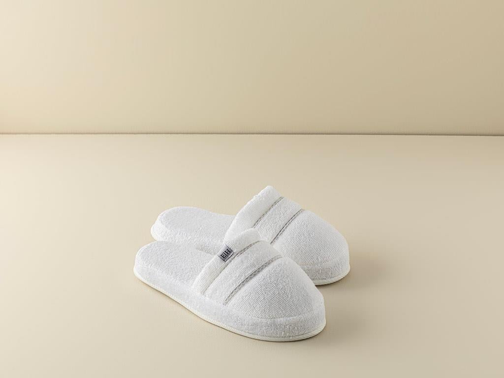 Soft Чехли За Баня Памучен, Бяло, 40-44