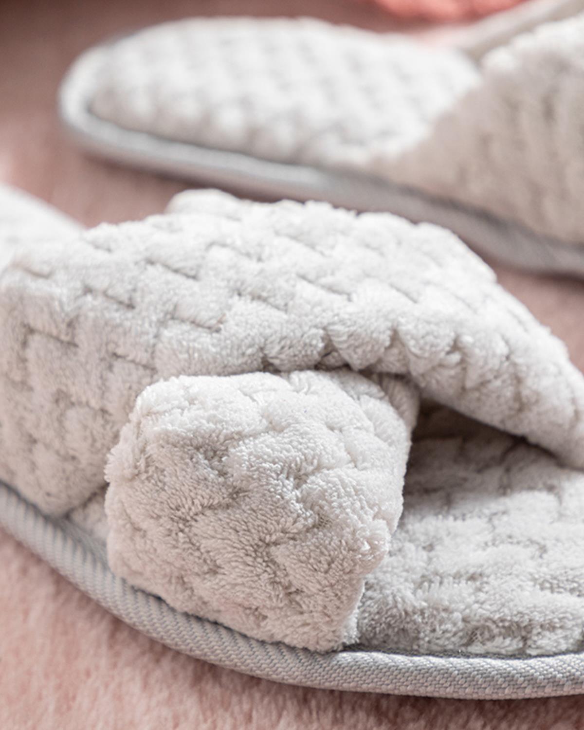 Soft Stripe Домашни Чехли Жена Уелсофт 38-39 Сив