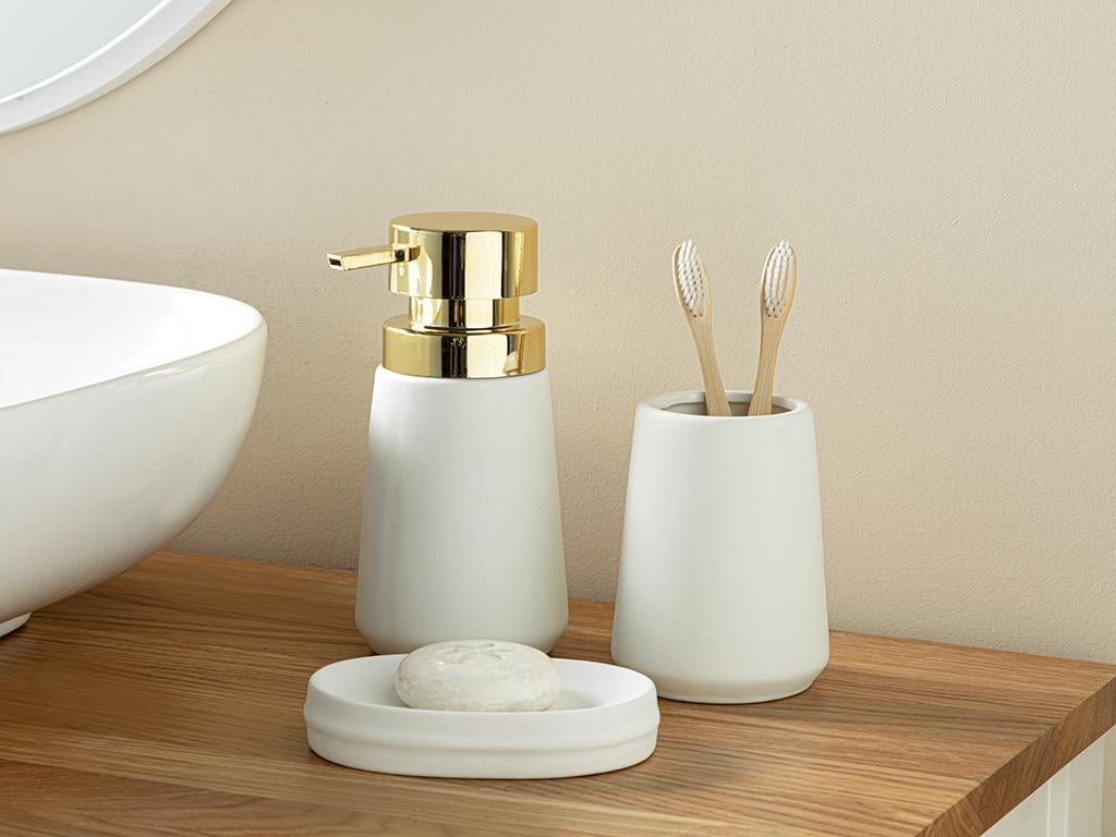 Soft Touch КОМПЛЕКТ ЗА БАНЯ 3 бр. 17x8x8 + 10x8x8 + 12x8x8 cm White