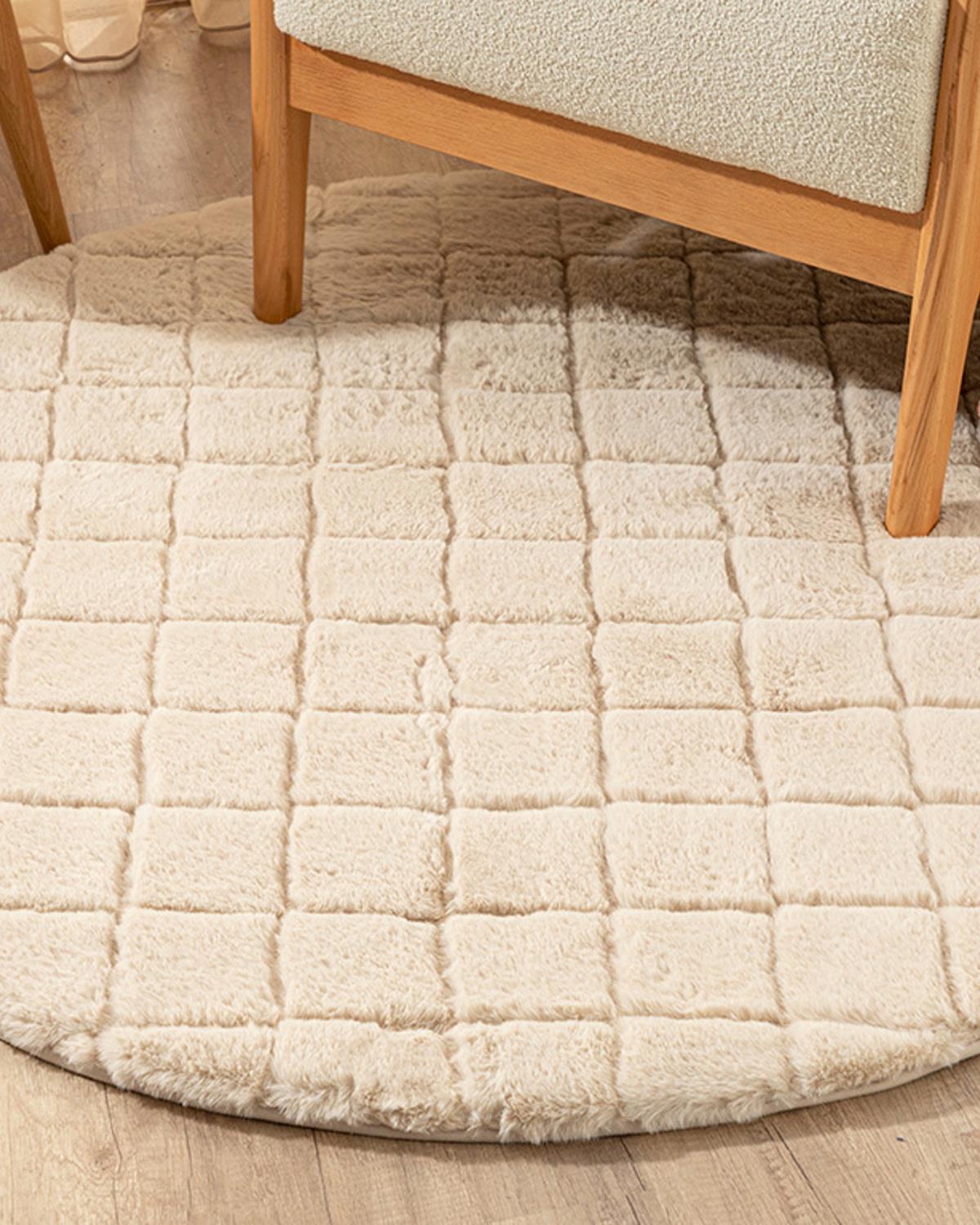 Soft Touch Килим Rabbit Плюш 120 см Бежов