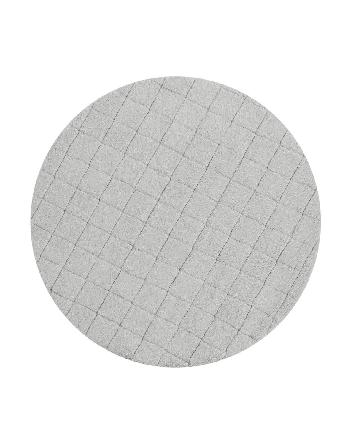 Soft Touch Килим Rabbit Плюш, Светло Сиво, 120 Cm