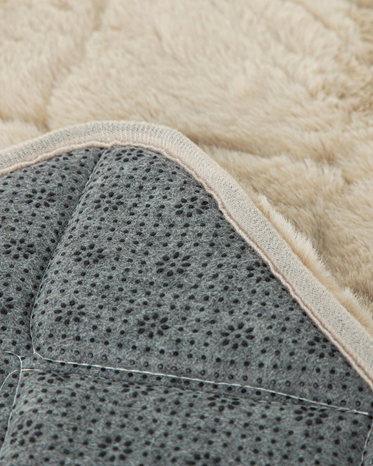 Soft Touch Постелка За Баня Rabbit Плюш 60x90 см Бежов