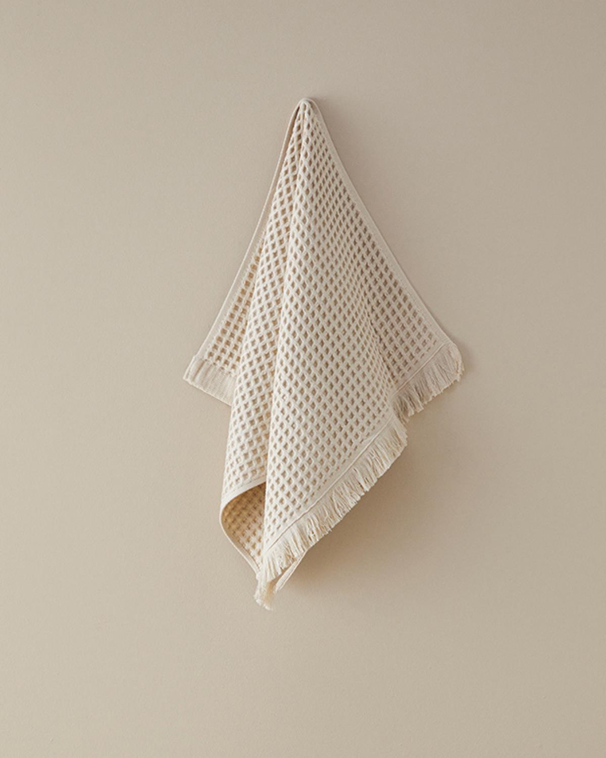 Sofya ХАВЛИЯ ЗА ЛИЦЕ Вафла Памучен 50x80 cm Beige