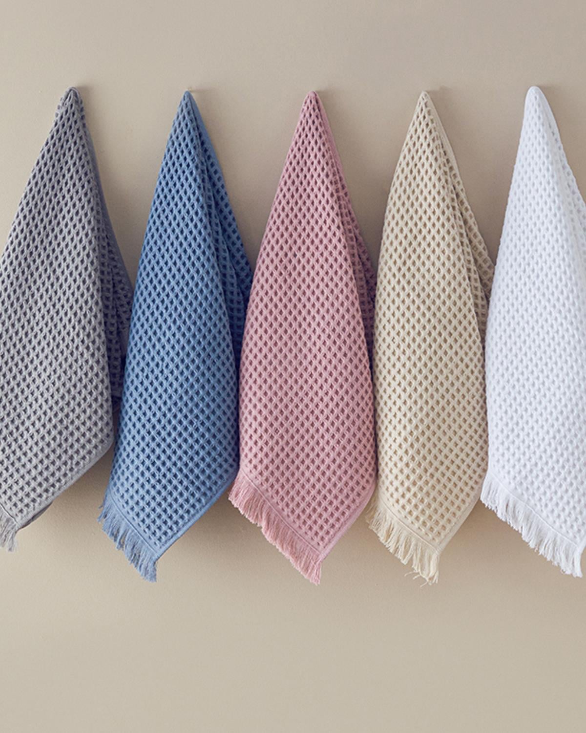 Sofya Кърпа За Баня Вафлена структура Памучен 70x140 см Екрю