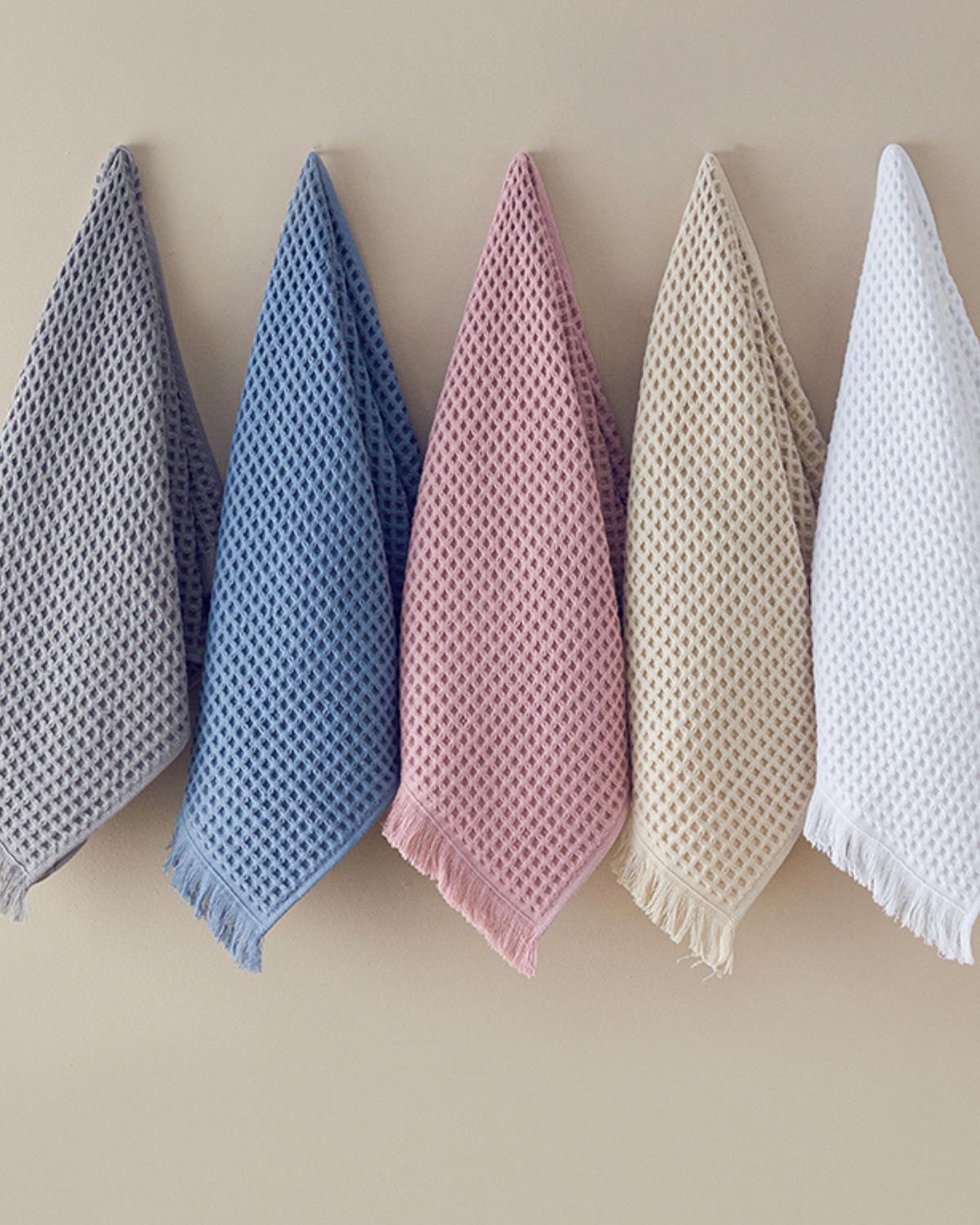 Sofya Кърпа За Баня Вафлена структура Памучен 70x140 см Индиго.