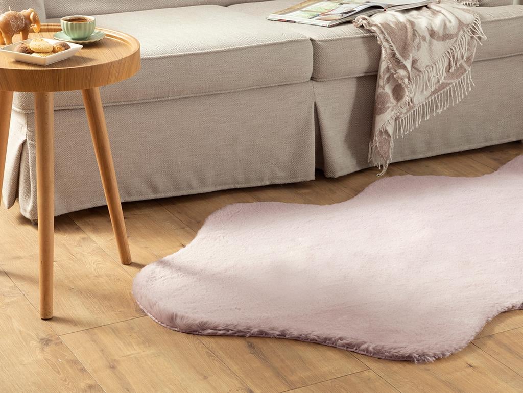 Solid Rabbit КОЖА Полиестер 90x150 cm Açık Mürdüm