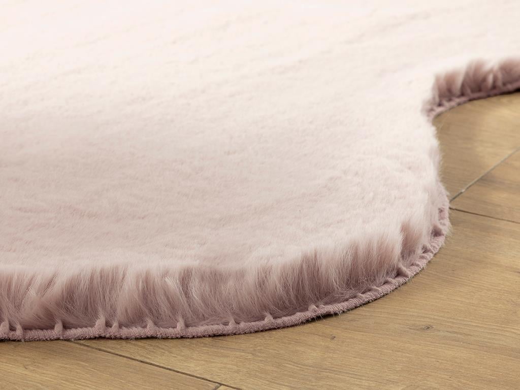 Solid Rabbit КОЖА Полиестер 90x150 cm Açık Mürdüm