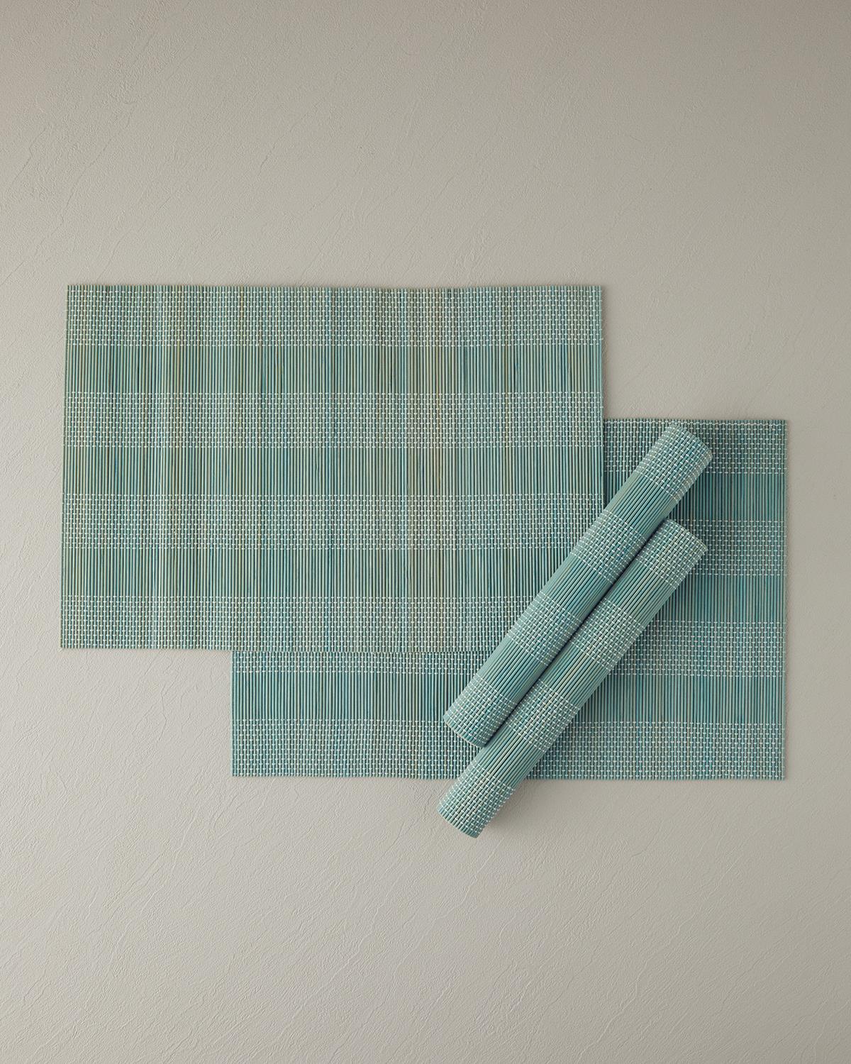 Bamboo 4 Pcs Table Mat 30x45 cm Mint