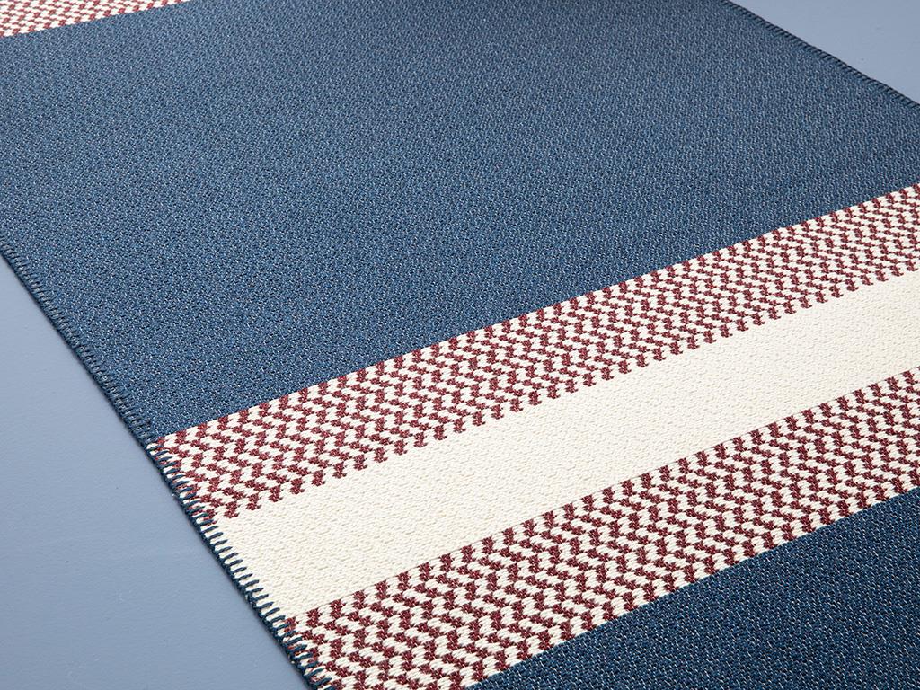 Sparks Килим Тъкан 60x100 см Морскосин