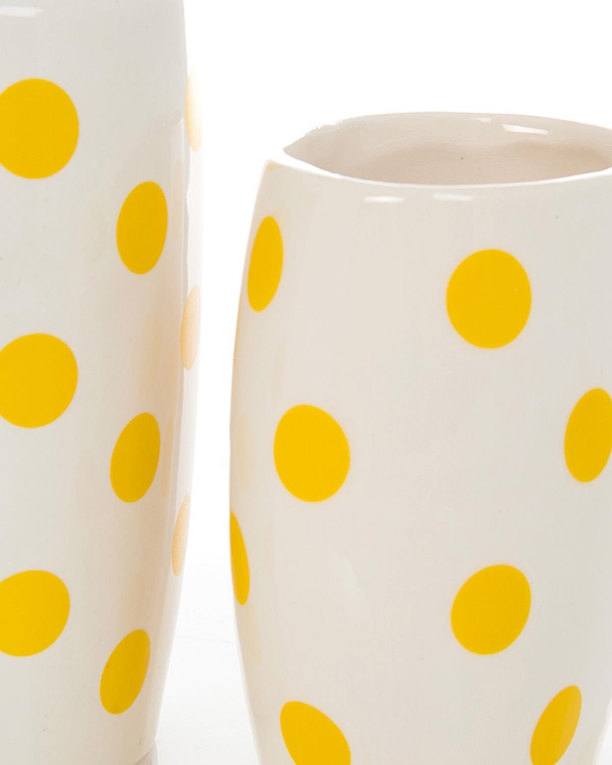 Spots Комплект За Баня 2 бр. Керамика 17,2x8-11x8cm Жълт
