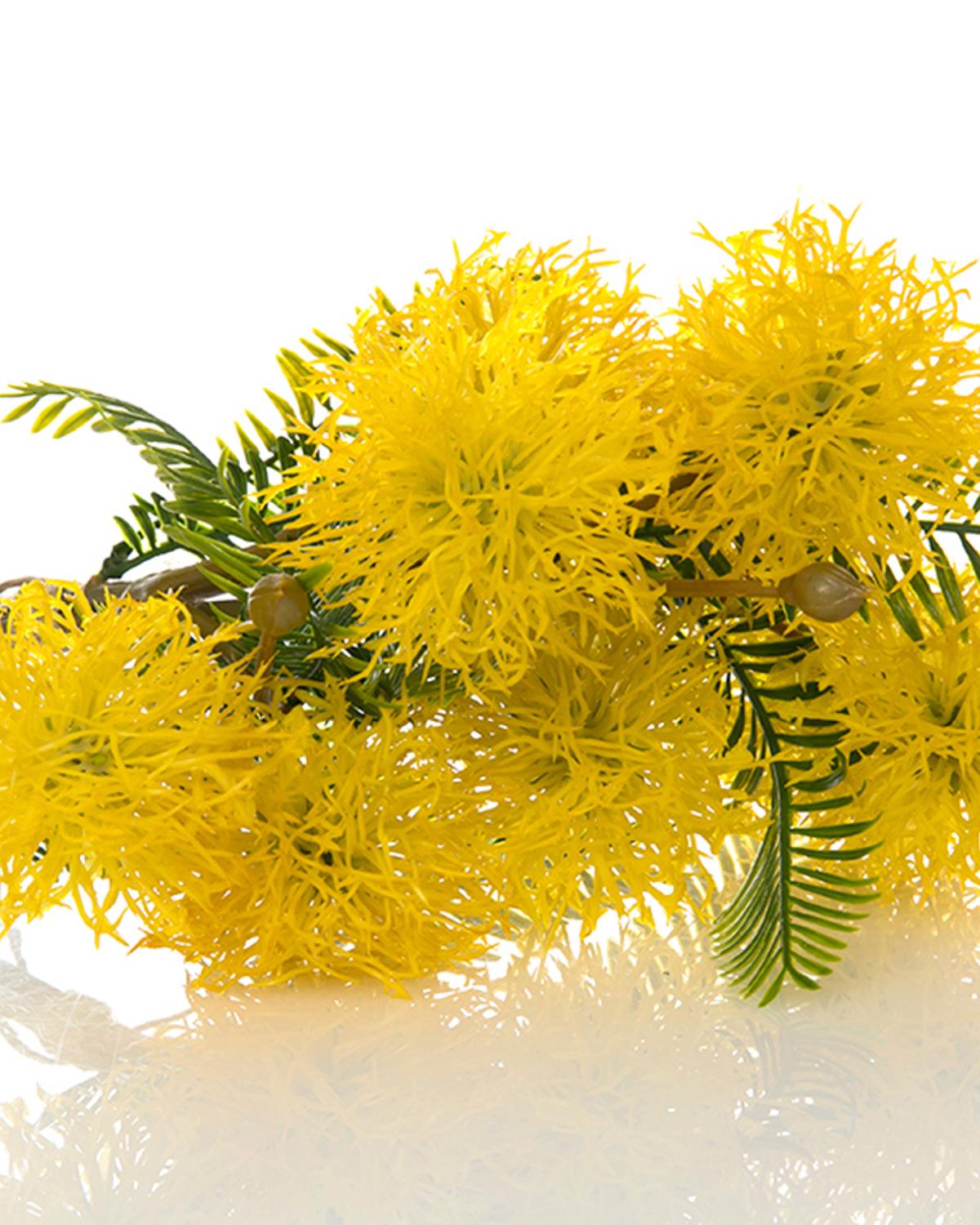 Spring Ball Изкуствено Цвете 40 см Жълт