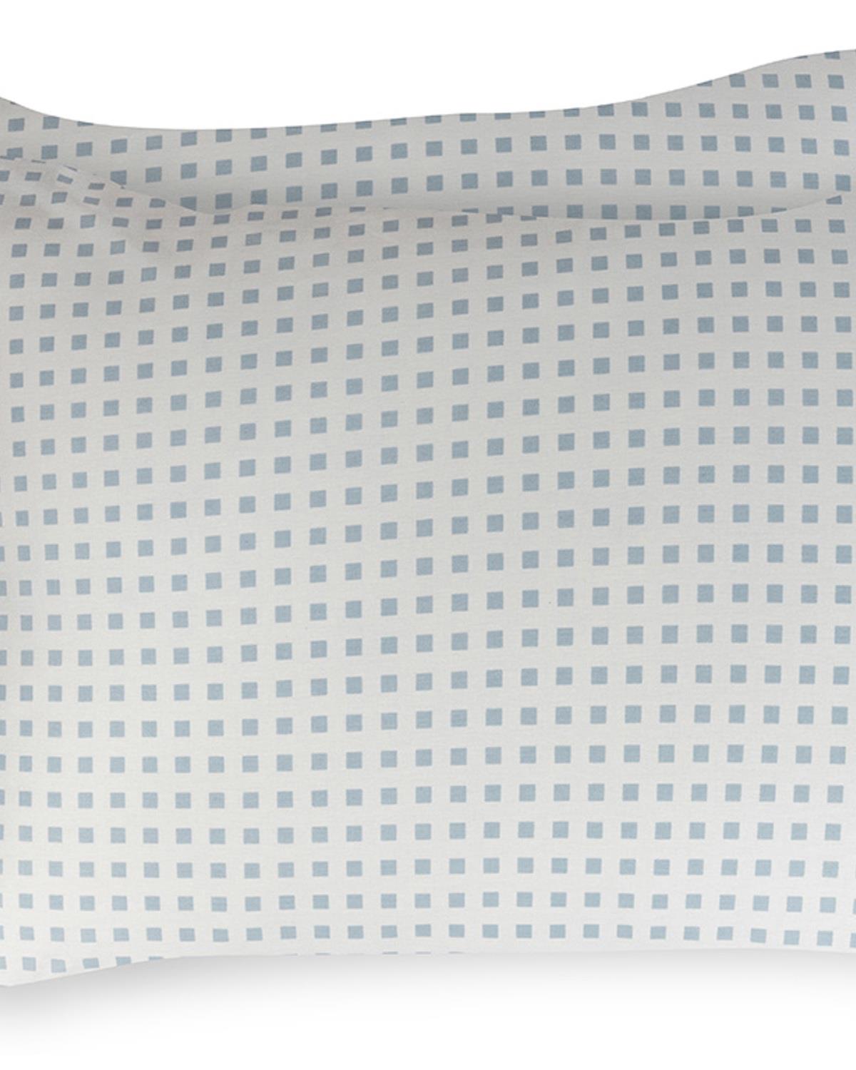 Square Детска Калъфка За Възглавница 2 бр. Памучен 50x70 см Син