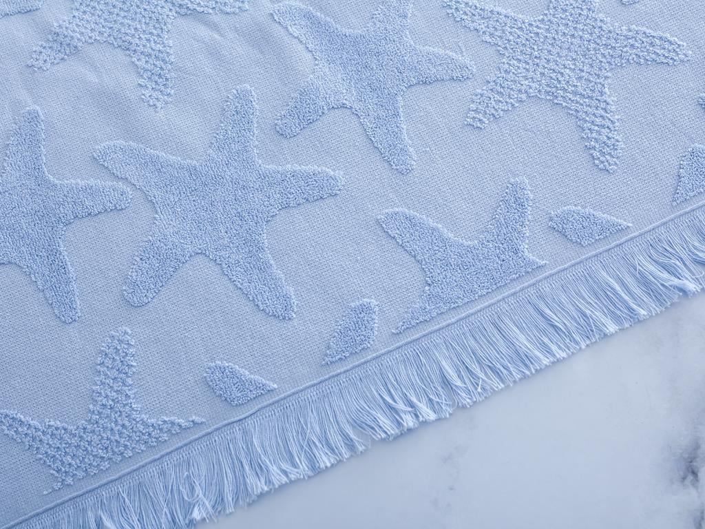 Starfish ХАВЛИЯ ЗА ЛИЦЕ Жакардов 50x76 cm Light Blue