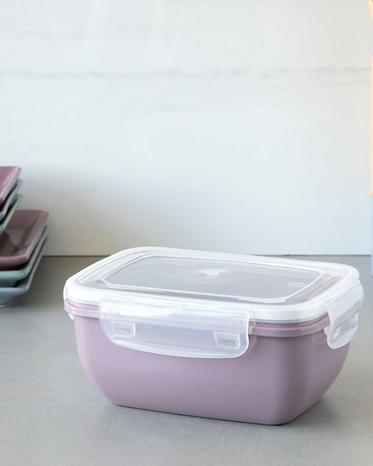 Stella Кутия За Съхранение Правоъгълен Пластмаса 800 мл Дамсон