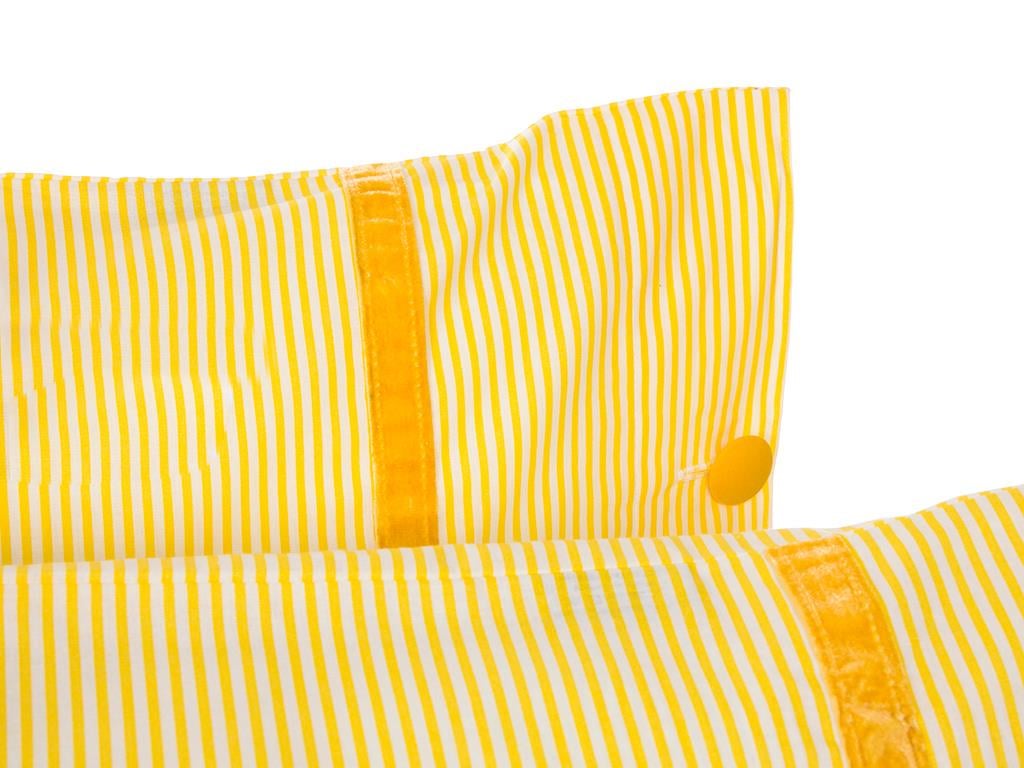 Stripe КЪЛЪФКА ЗА ВЪЗГЛАВНИ 2 комплекта Памучен 50x70 cm Yellow.