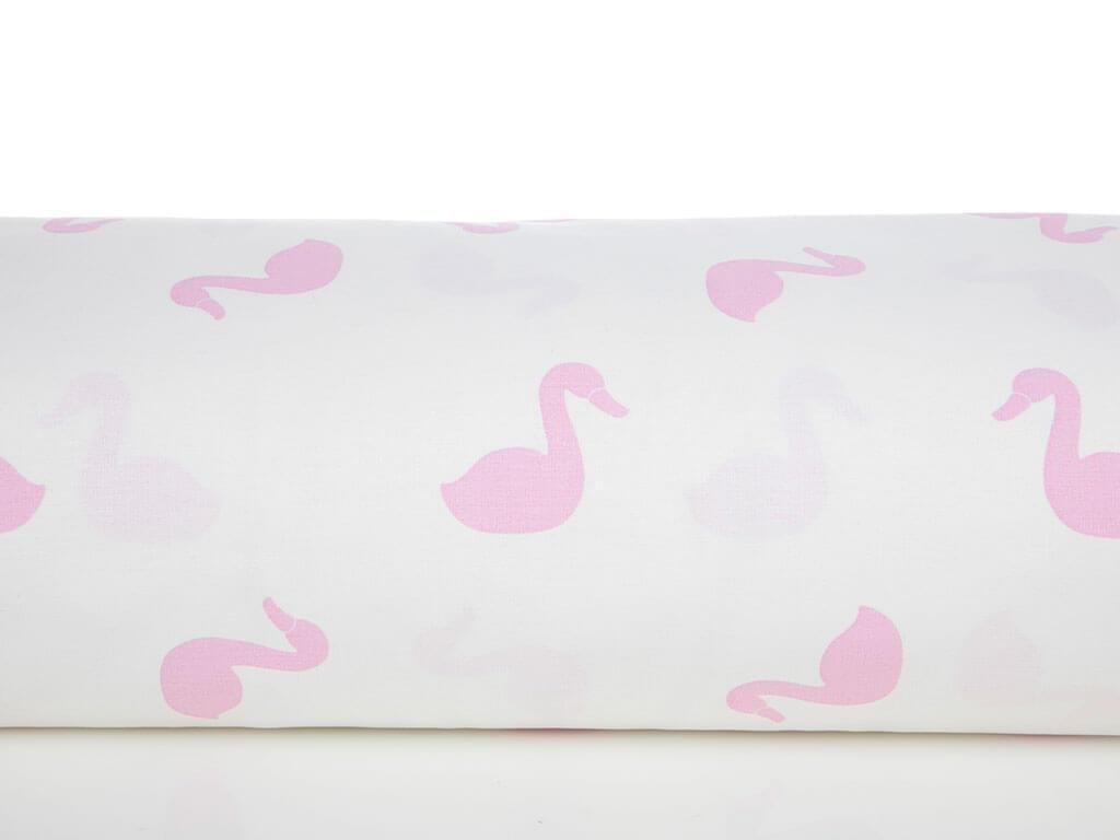Swan БЕБЕШКИ ЧАРШАФИ Памучен 100x150 cm Pink