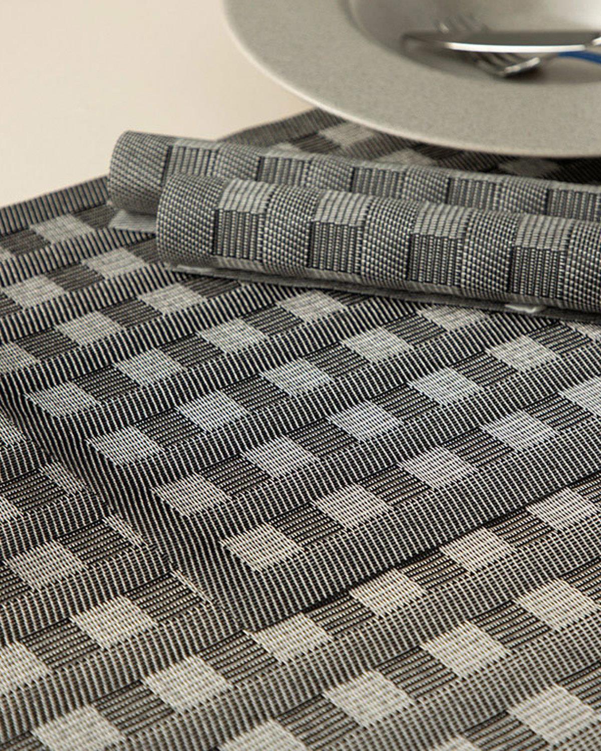 Sylvie Подложки За Хранене 4 бр. Pvc 30x45 см Антрацит