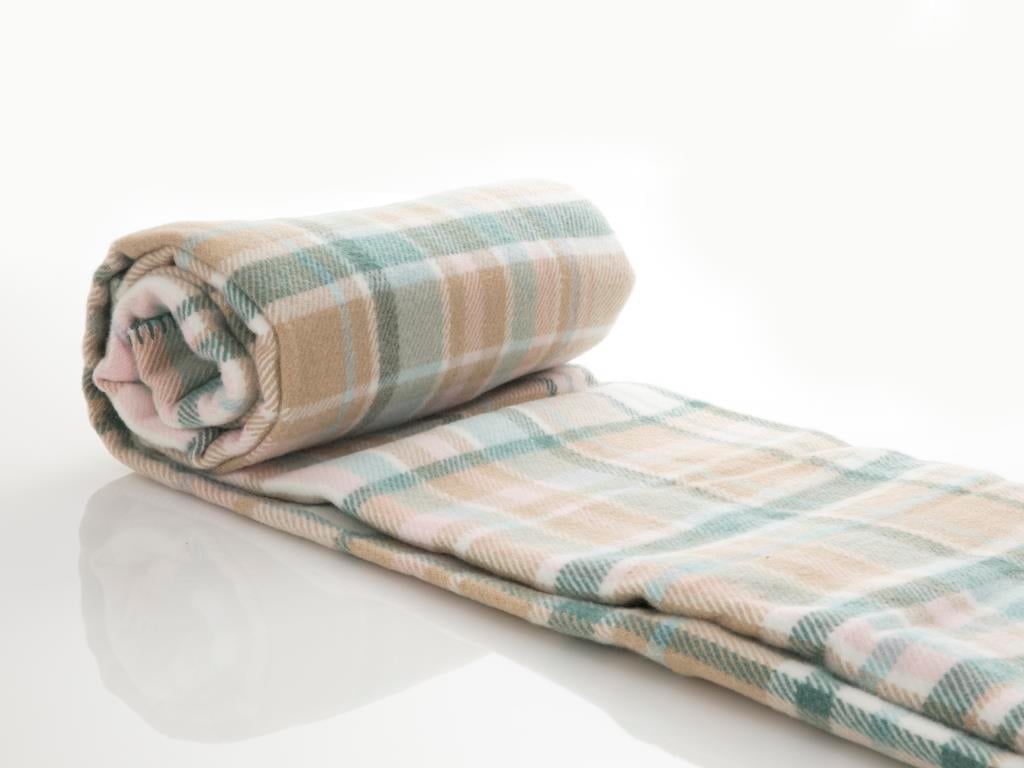 Tartan ОДЕАЛО Двоен Скоч 200x220 cm Pink