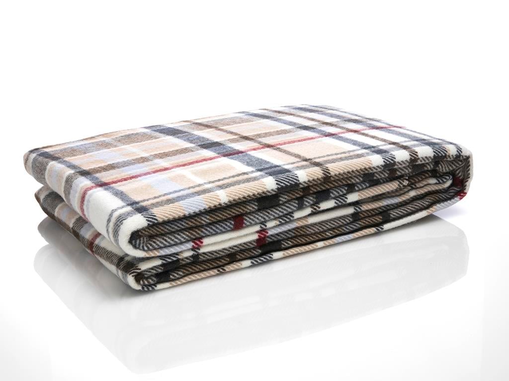 Tartan ОДЕАЛО Tek Kişilik Скоч 150x200 cm Dark Blue.