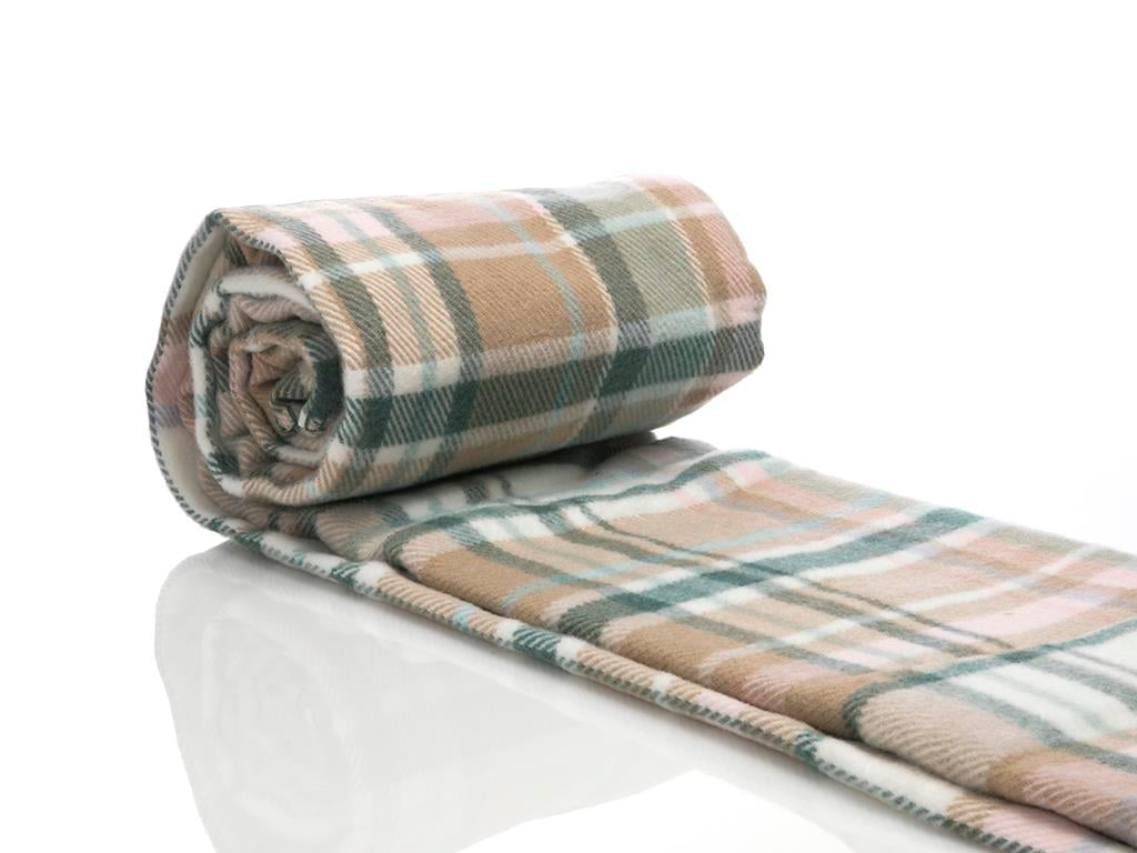 Tartan ОДЕАЛО Tek Kişilik Скоч 150x200 cm Pink