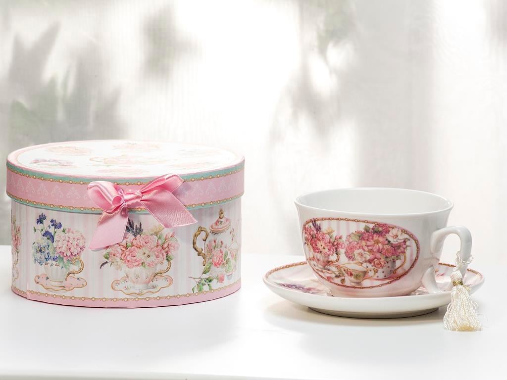 Tea Time ЧАЕНА ЧАША Порцелан Pink