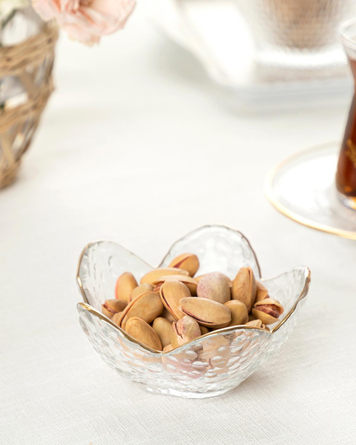 Teby Купички За Ядки Стъкло, Прозрачен, 9 Cm