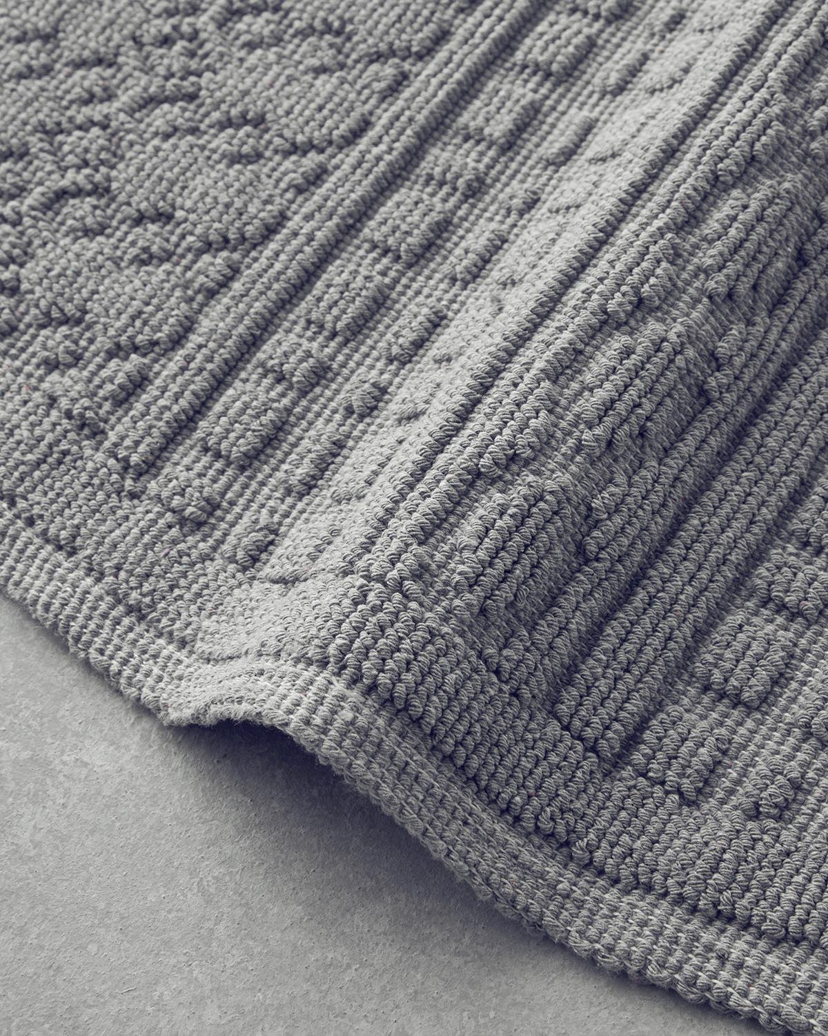 Thore Килим От Букле 110x110 см Сив