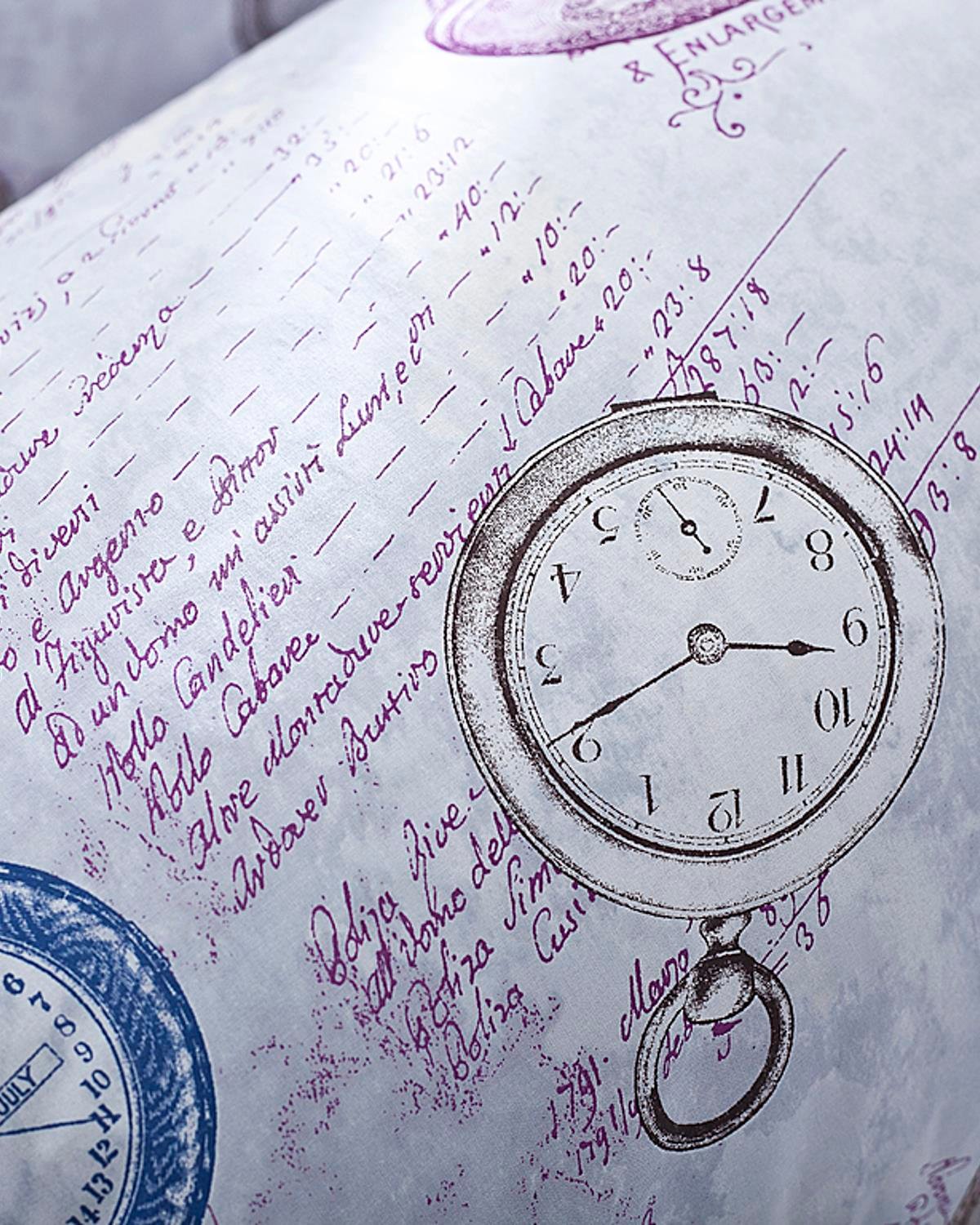 Time Плик За Завивка Единичен Памучен 160x220 см Дамсон