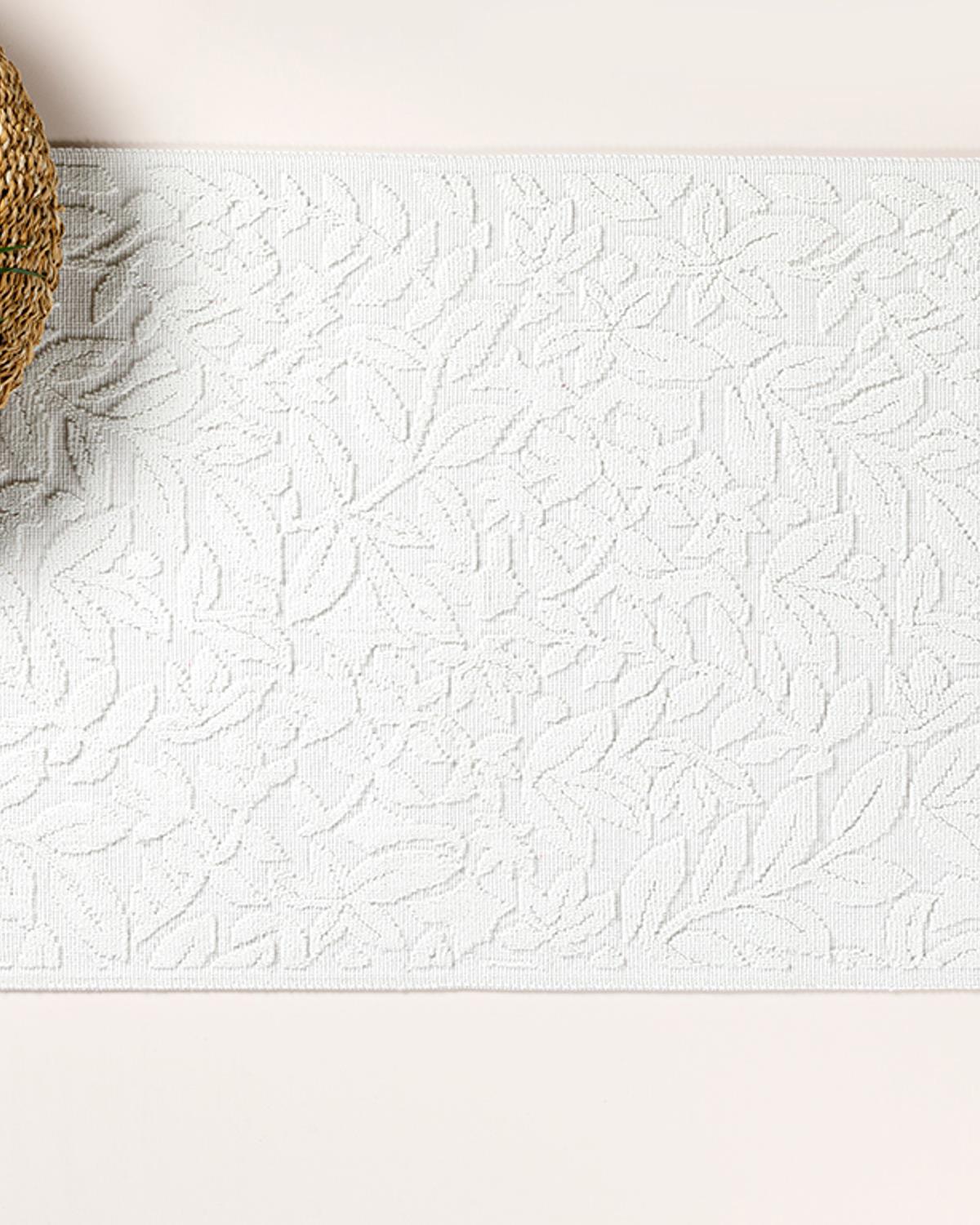 Timeless Floral Килим Памучен 120x180 см Бял