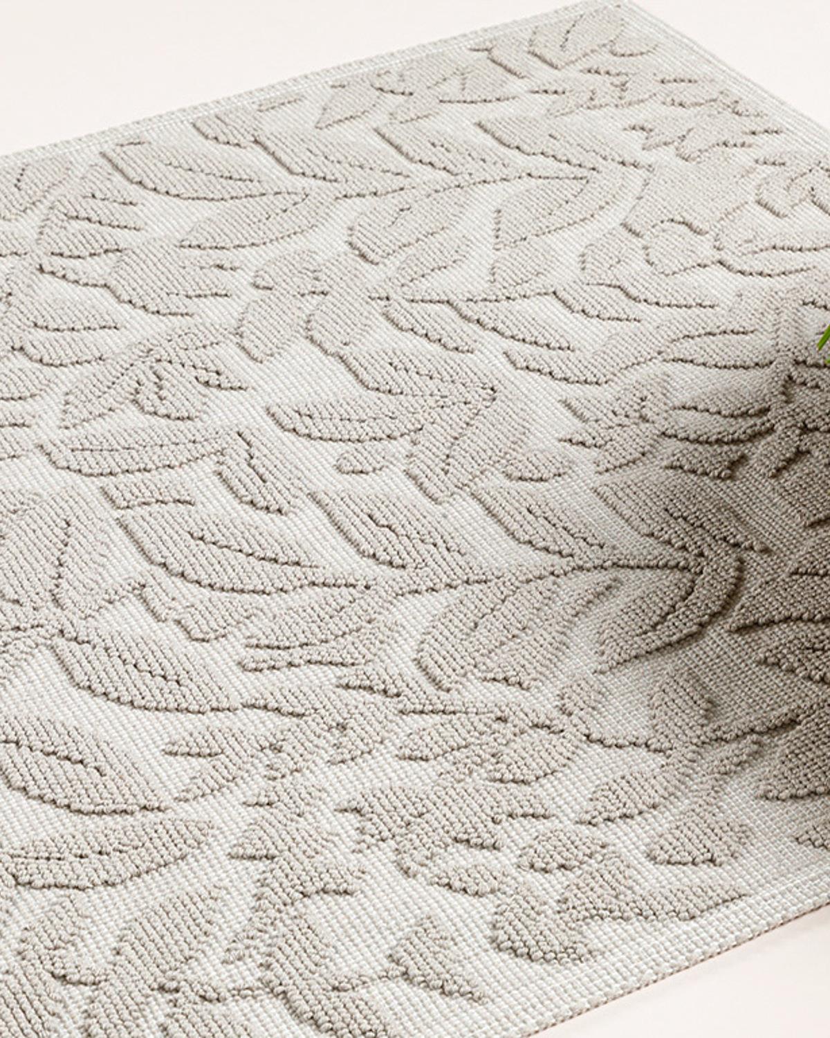 Timeless Floral Килим Памучен 50x80 см Бежов