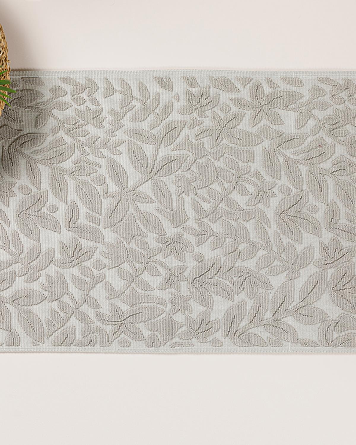 Timeless Floral Килим Памучен 50x80 см Бежов