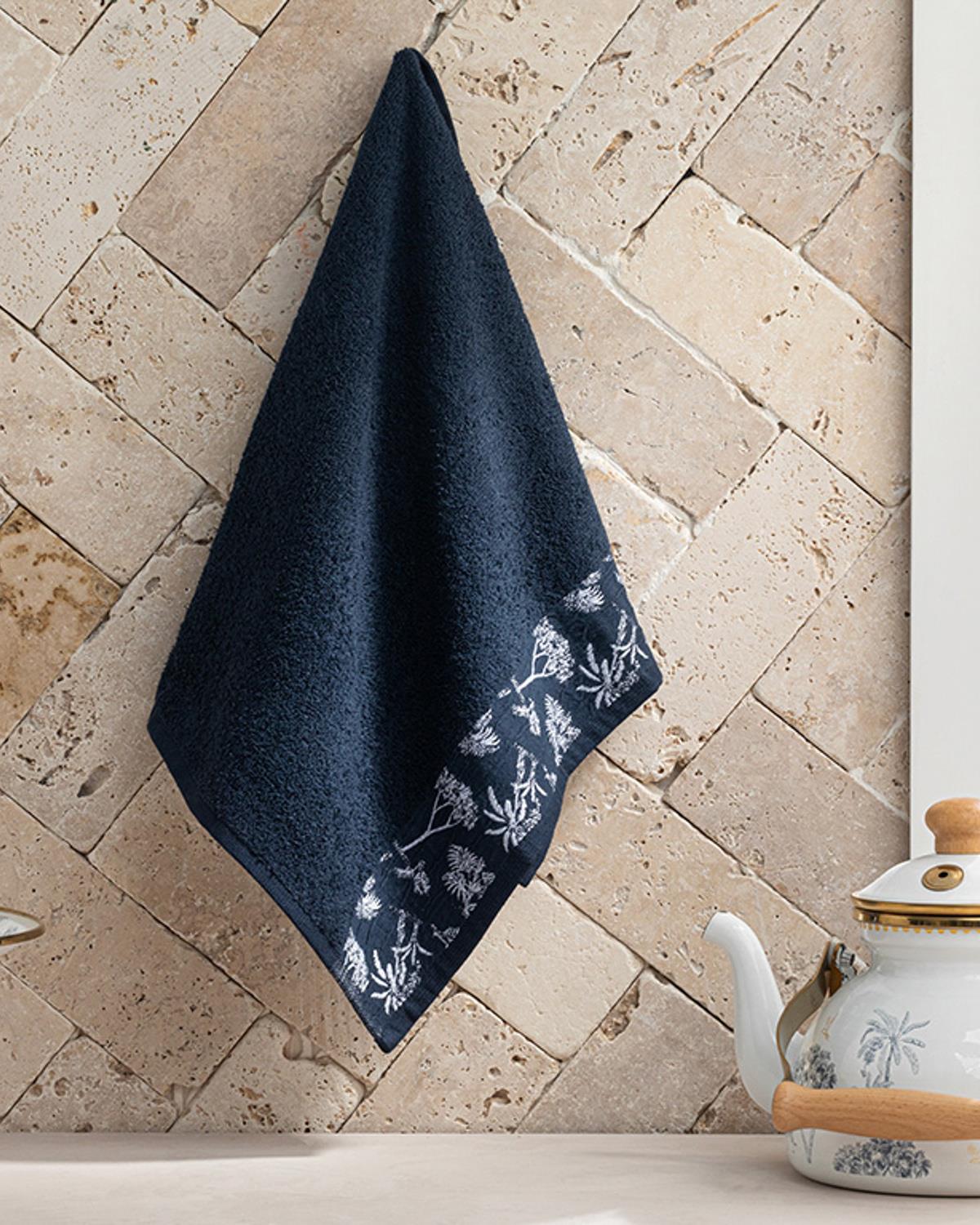 Toile Plants Кърпа За Изсушаване Памучен, Тъмно Синьо,, 40 X 60 Cm