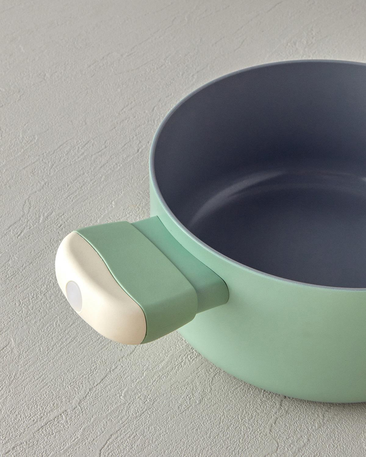 Tokyo Тенджера Керамика 24 см Зелен