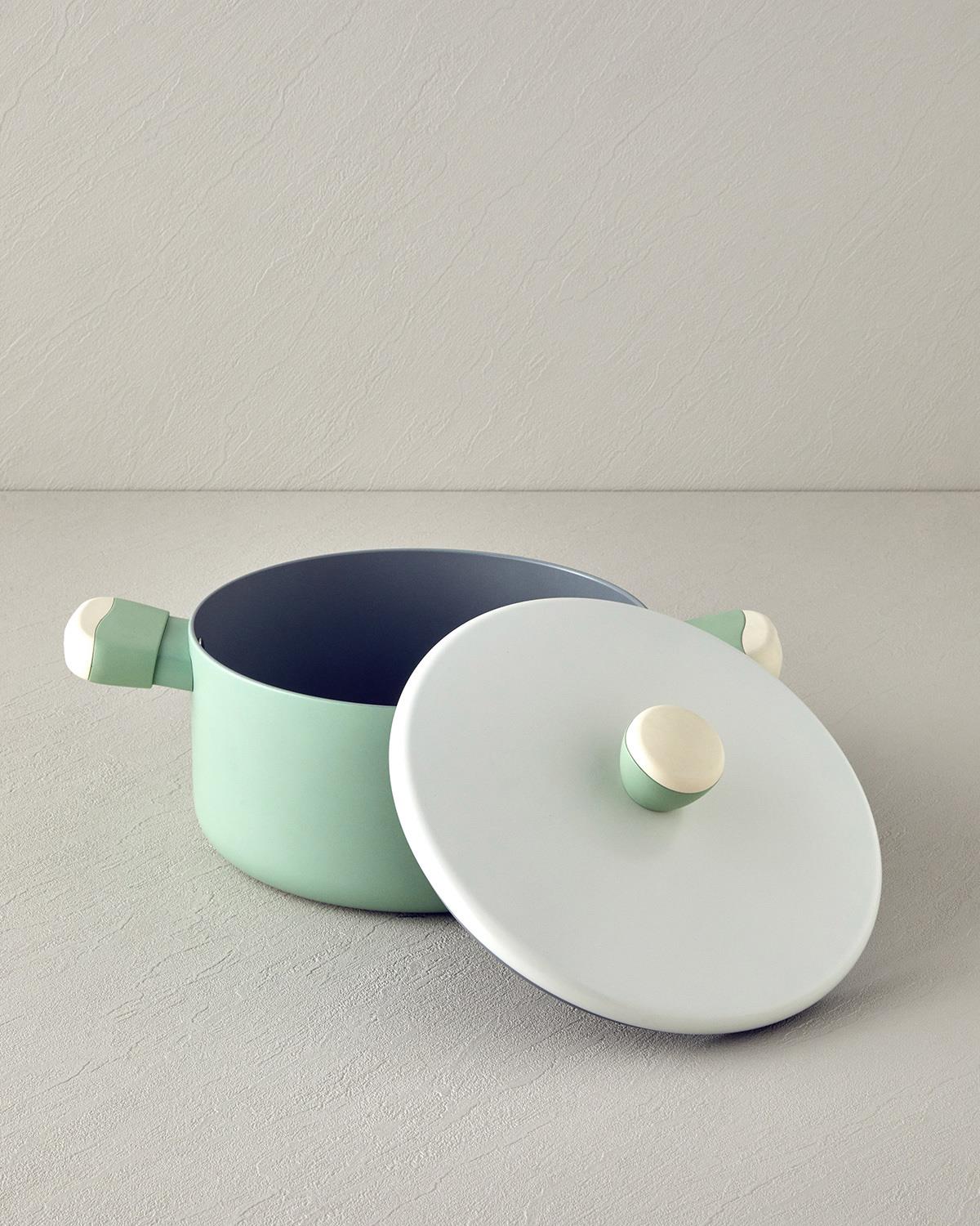 Tokyo Тенджера Керамика 24 см Зелен