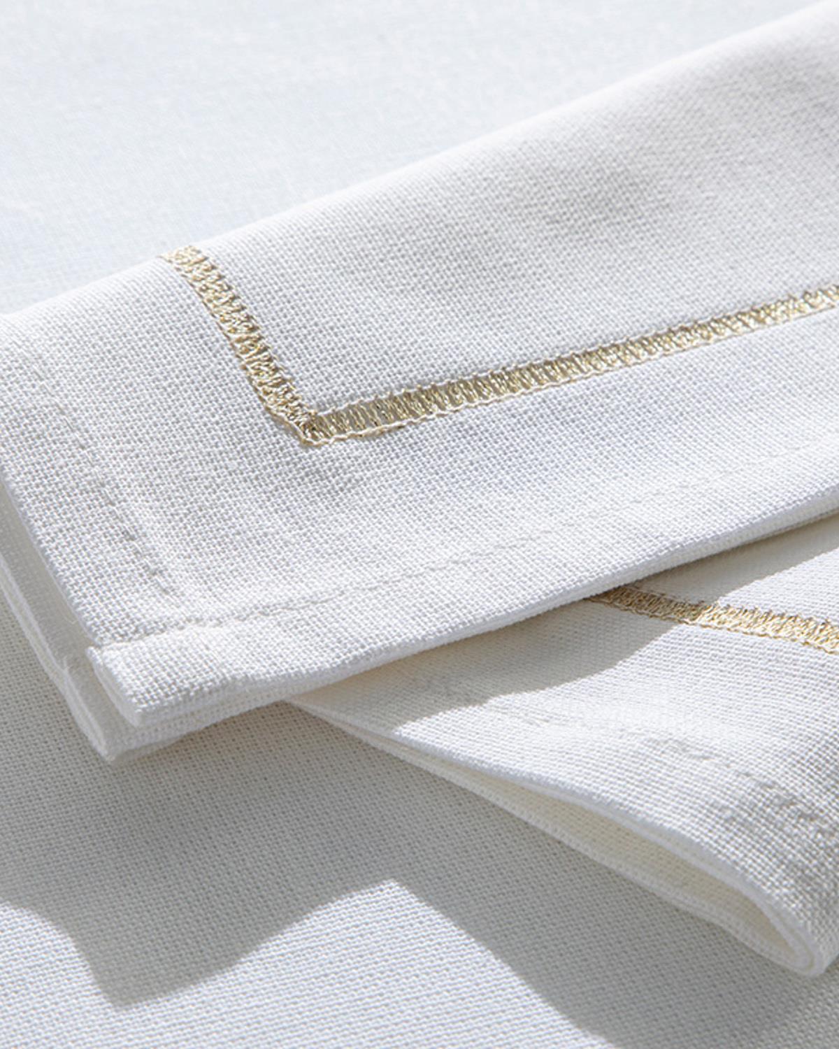 Torino Салфетка За Гости 2Бр., Памучен, Златисто, 45 X 45 Cm