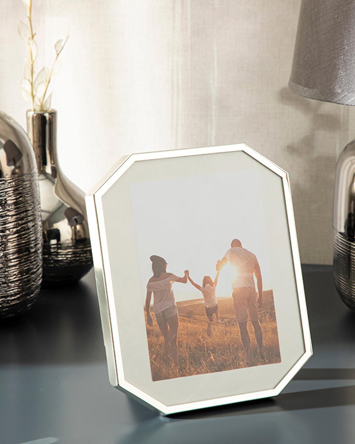 Trace Рамка 13x18 см Сребърен.