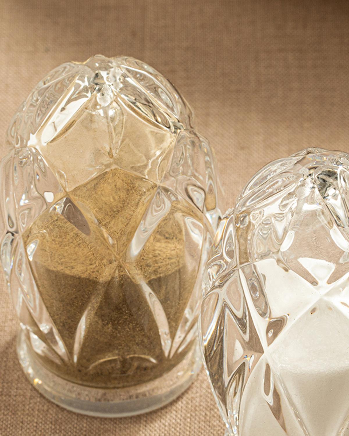 Trace Солница И Пиперница 2 бр. Стъкло 5,5x8,5 см Прозрачен