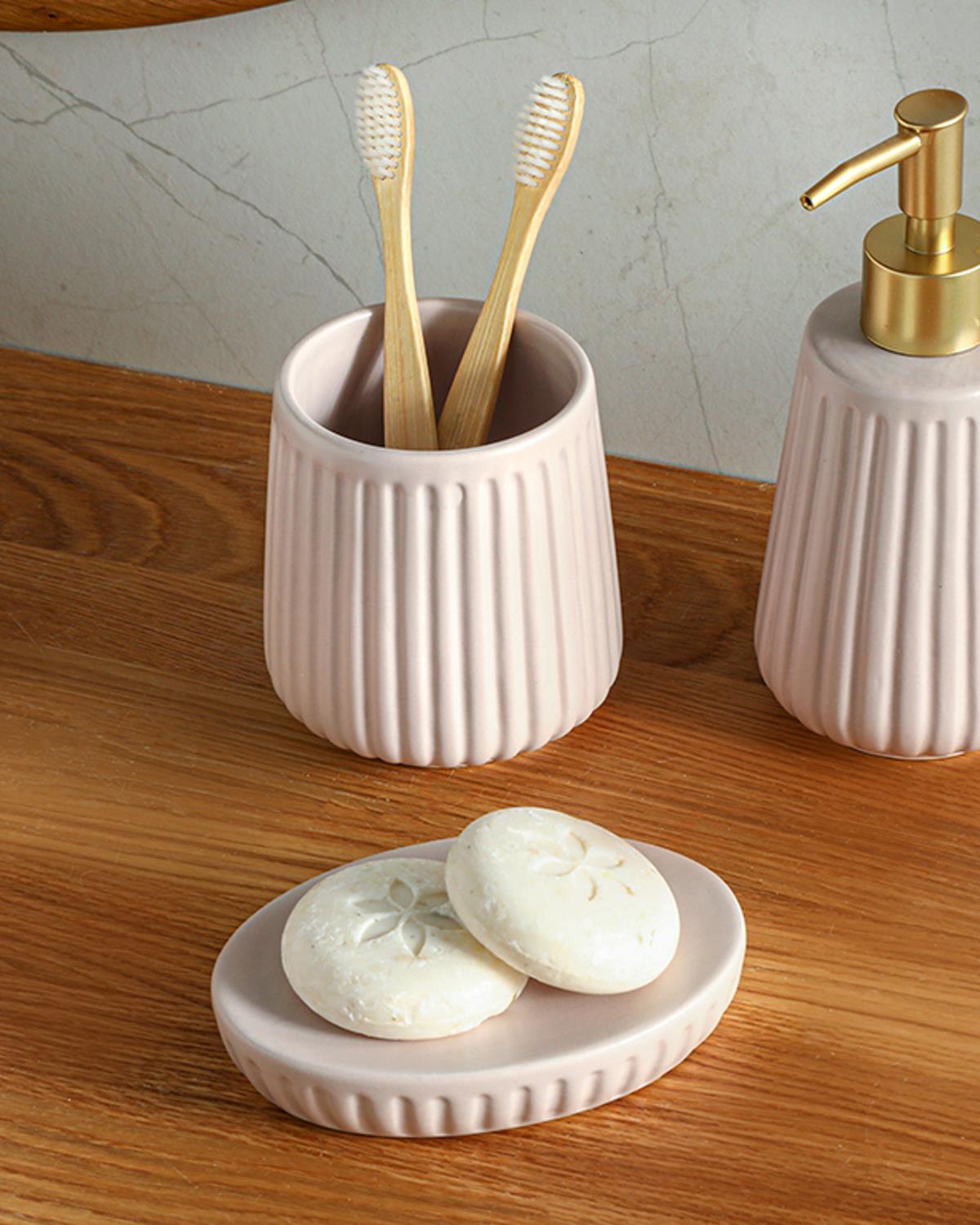 Trace Комплект За Баня 3 Бр., Прах, 120 X 78 X 78 Cm