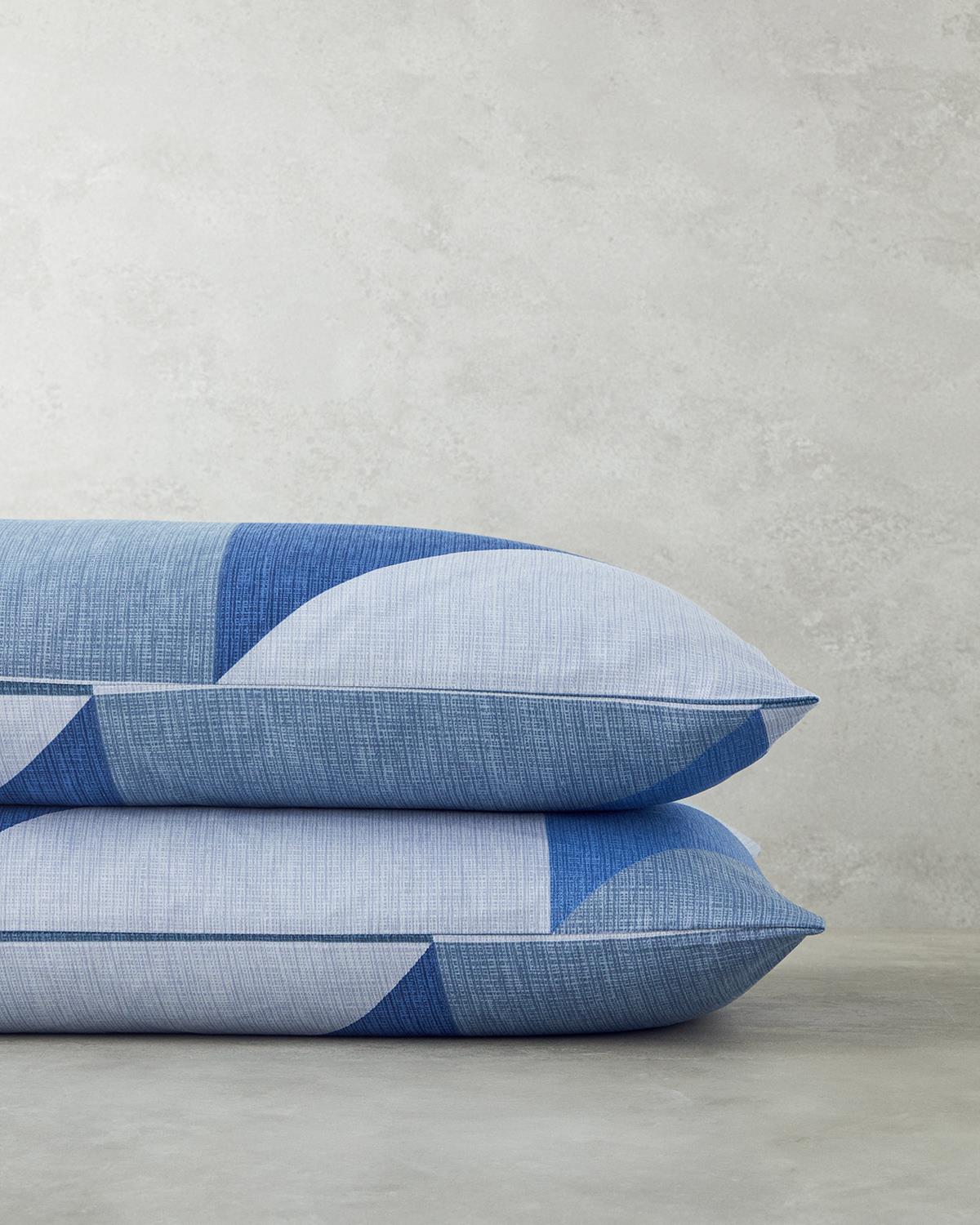 Triad Калъфка За Възглавница 2 бр. Лесно за гладене 50x70 см Син