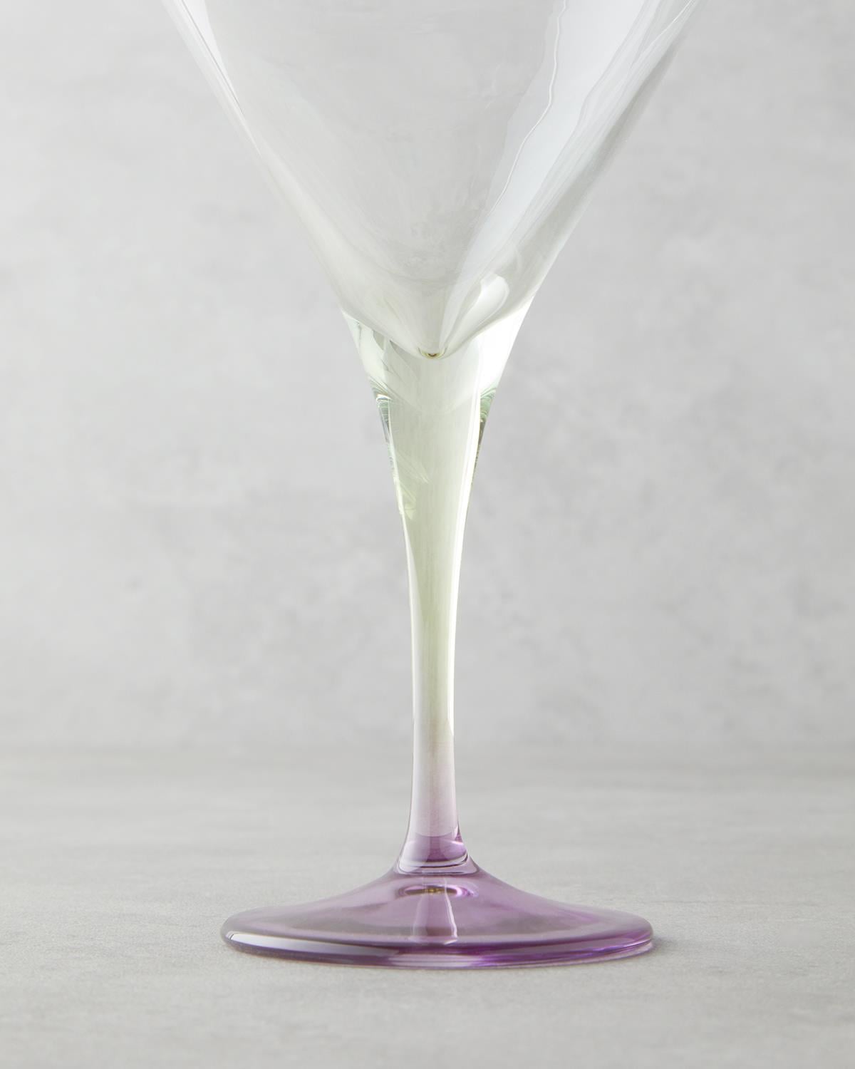 Tropical Чаша 2 бр. Стъкло 175 мл Зелен-Виолетов