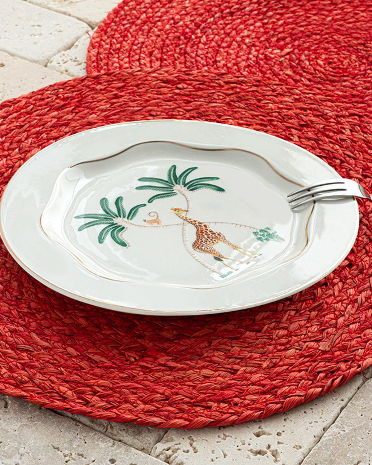 Umbila Американзки Сервиз 2Бр., Червено, 38 Cm