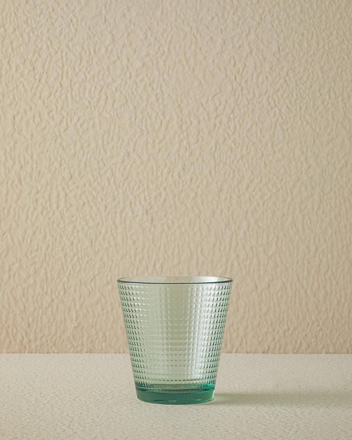 Unique Чаша За Безалкохолно 3 Бр., Стъкло, Зелено, 250 Ml