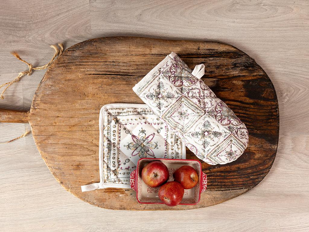 Urbann КУХНЕНСКИ КОМПЛЕКТ 2 комплекта Дигитална щампа 20x20 - 19x30 cm Beige