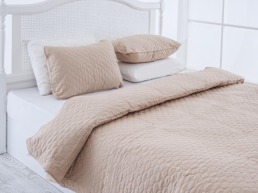 Valda ПОКРИВКА ЗА ЛЕГЛО К Двоен човек Памучен 240x260 cm Beige