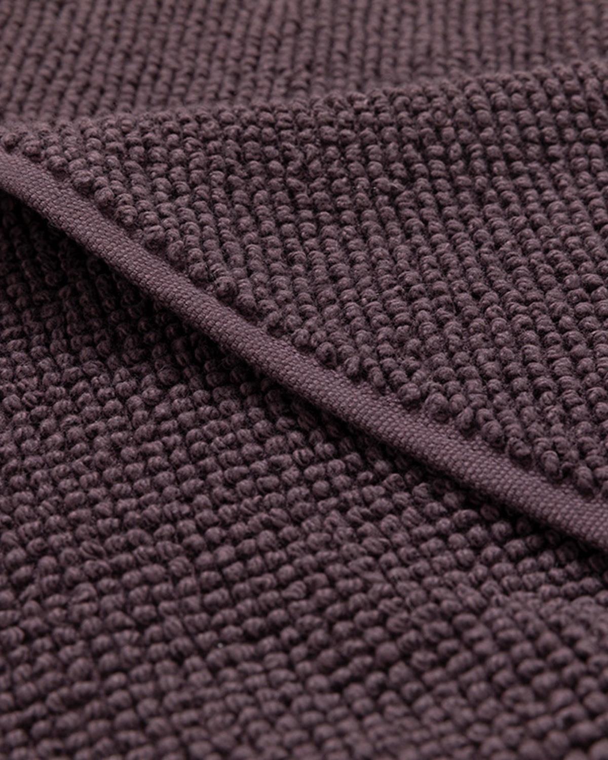 Vanity Хавлия За Крака Памучен, Тъмен Дамсън, 50 X 70 Cm