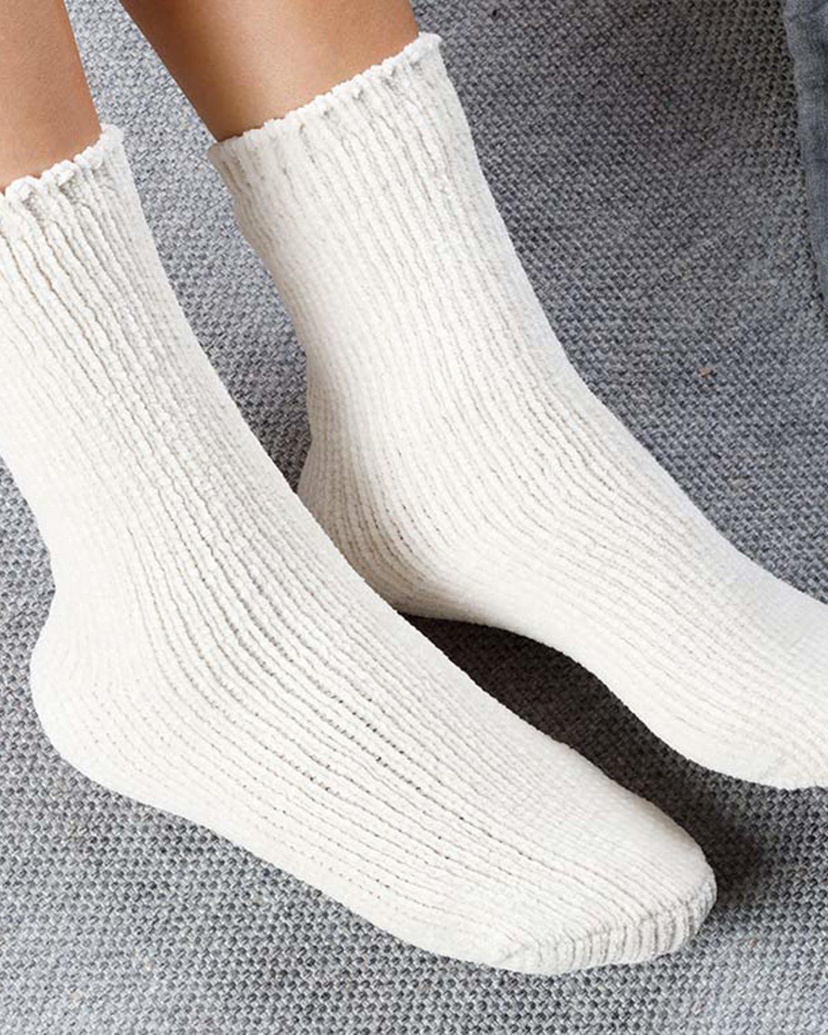 Velvet Дълги Чорапи Дамски Кадифе 36-38 Екрю